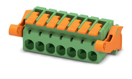 1110612 Phoenix Contact, 5.08mm Pitch, 7 Way, , Pluggable Terminal Block, Plug, Cable Mount, Push-In Termination,