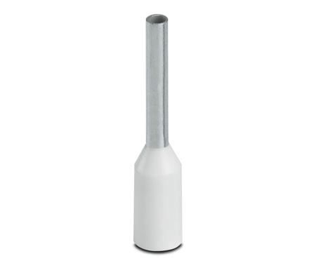 3200881 Phoenix Contact Ferrule, 14mm Pin Length, 1.1mm Pin Diameter, White