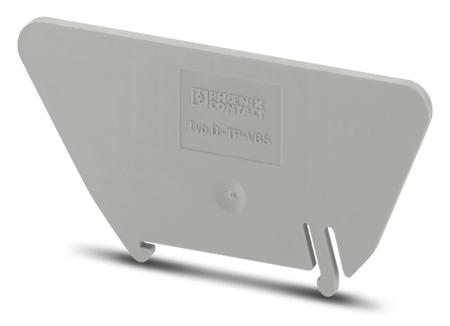 0851026 Phoenix Contact, D-TP-VBS End Cover for use with  for use with Terminal Blocks