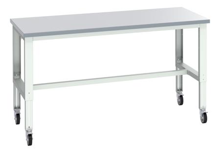41004209-16V Bott 41004209.16V Portable Sheet Steel Workbench, 300kg Max Load, Adjustable Height, 840 → 1140mm x 900mm x