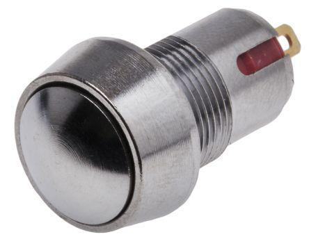 820-0592 SPST Off-None-On Push Button Switch, IP67, PCB