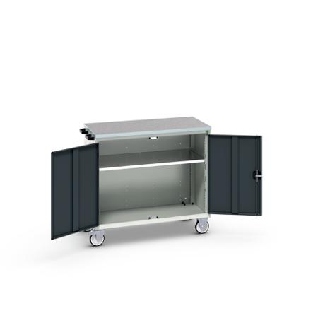16927062.19 Bott 2 Door Sheet Steel Floor Standing Cabinet, 1050 x 600 x 980mm