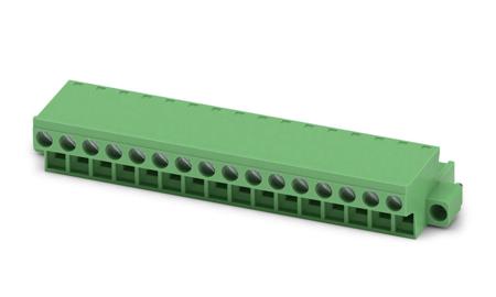 1779783 Phoenix Contact, 5mm Pitch, FRONT-MSTB 2.5/16-STF, 16 Way, , Pluggable Terminal Block, Plug, Cable Mount, Screw