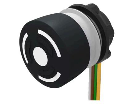 84-6340-0040 EAO 84-6340 Series Maintained Illuminated Emergency Stop Push Button, Panel Mount, 22.3mm Cutout, DPST, IP65, IP66, IP67