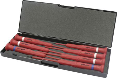 76083 Ega-Master PlusMinus, Slotted Screwdriver Sets, 7-Piece