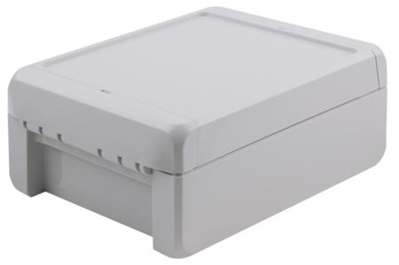 96033225 B 141306 ABS-7035 Bopla Bocube Series Light Grey ABS Enclosure, IP66, IP68, Light Grey Lid, 151 x 125 x 60mm