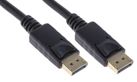 182-8890 RS PRO Male DisplayPort to Male DisplayPort, PVC  Cable, 4K, 10m