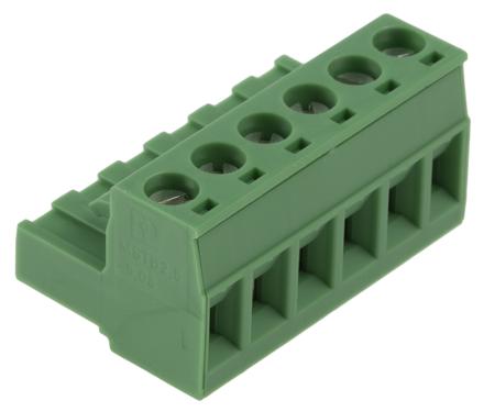 1757051 Phoenix Contact, 5.08mm Pitch, MSTB 2.5/6-5.08, Pluggable Terminal Block, Plug, Cable Mount, Screw Termination,