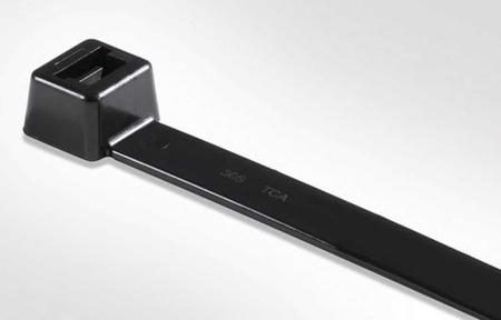 111-60560-LK5-PA66W-BK HellermannTyton Black Cable Tie Nylon, 535mm x 13.2 mm