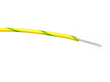 267-5821 RS PRO Green/Yellow 0.75mm² Hook Up Wire, 24/0.2 mm, 100m, PVC Insulation