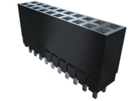 ESW-108-12-G-D Samtec ESW Series Straight Through Hole Mount PCB Socket, 16-Contact, 2-Row, 2.54mm Pitch, Solder Termination