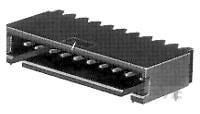 5-102523-6 TE Connectivity AMPMODU Series Right Angle Board Mount PCB Header, 8 Contact(s), 2.54mm Pitch, 1 Row(s), Shrouded
