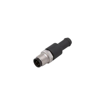 E12315 ifm electronic Industrial Circular Connectors, 1 Contacts, Cable Mount, M12 Connector, Plug, Male, IP67, E Series Series