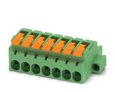 1110634 Phoenix Contact, 5.08mm Pitch, 7 Way, , Pluggable Terminal Block, Plug, Cable Mount, Push-In Termination,