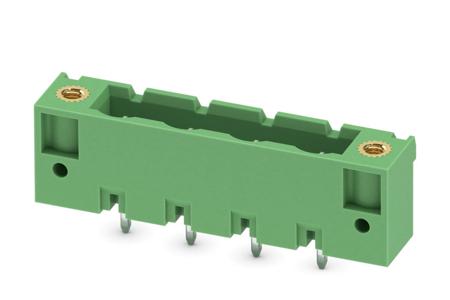 1829170 Phoenix Contact, 7.62mm Pitch, GMSTBV 2.5/ 4-GF-7.62, 4 Way, , Pluggable Terminal Block, Header, Through Hole, Solder