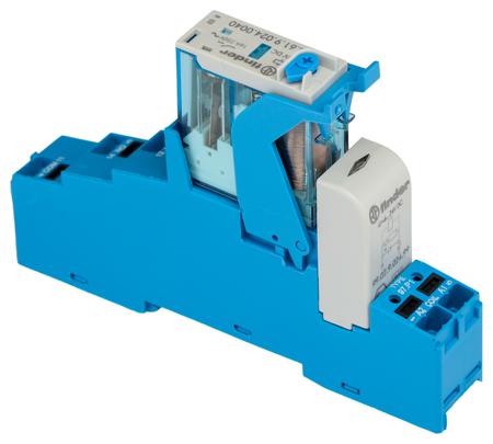 4C-P1-9-024-0050SPA Finder 4C Series[Blank] 24V dc DIN Rail Interface Relay Module, SPDT, Push In