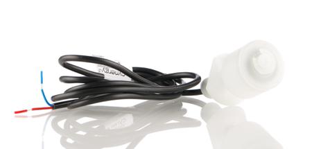 RSF54Y100JC Sensata Cynergy3 RSF50 Series Vertical Polypropylene Float Switch, Float, 1m Cable, NO/NC, 240V ac Max, 120V dc Max