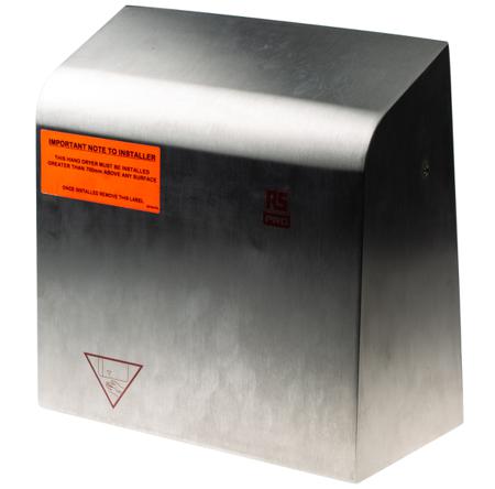 612-0986 Automatic Stainless Steel 2kW Hand Dryer, 148mm x 280mm x 270mm