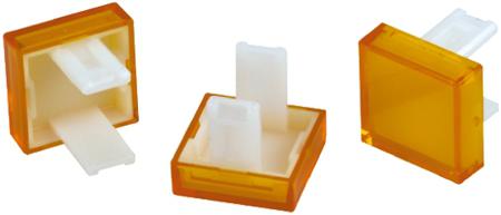 31-953.4 EAO Yellow Square Push Button Lens for Use with 31 Series