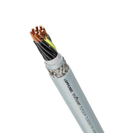 0026232 Lapp Olflex Classic Control Cable, 4 Cores, 1 mm², CY, Screened, Grey PVC Sheath, 18 AWG