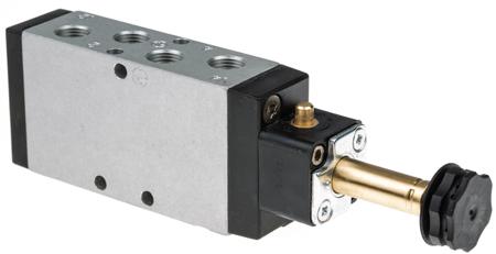 P2LAX511ESNDDN Parker 5/2 Pneumatic Solenoid Valve - Solenoid/Spring G 1/8 Viking Xtreme Series
