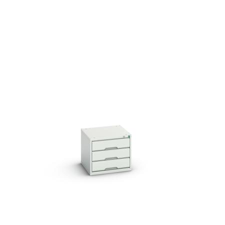 16925001-16 Bott 3 Cabinet, Steel, 450mm x 525mm x 550mm, Light Grey