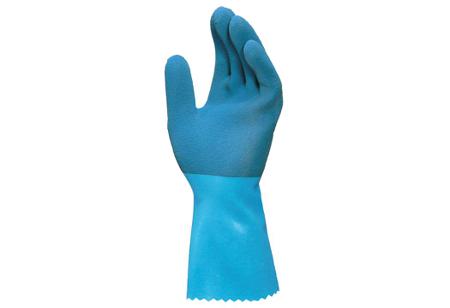 34315029 Mapa Jersette 315 Blue Latex Abrasion Resistant, Anti-Slip, Chemical Resistant, Cut Resistant, Puncture Resistant, Tear