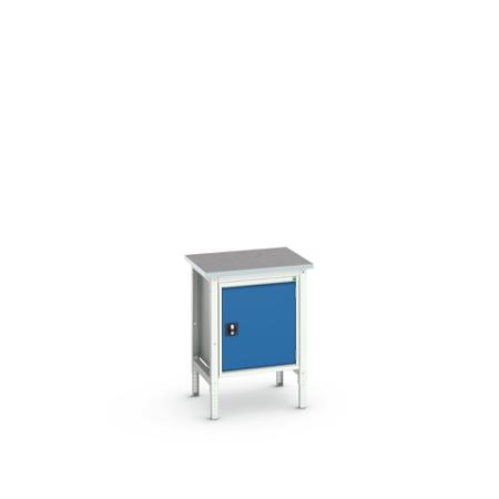 16921615.11 Bott Steel Workbench, 200kg Max Load, Adjustable Height, 930mm x 600mm x 700mm