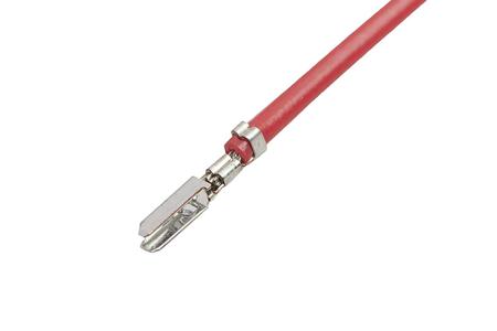 215711-2103 Molex Male CLIK-Mate to Unterminated Crimped Wire, 225mm, 28AWG, Red