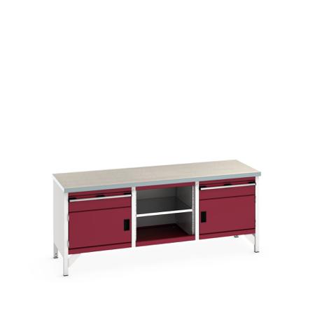 41002054-24V Bott 41002054.24V Sheet Steel Workbench, 840mm x 750mm x 2000mm