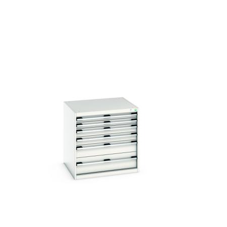 40028087-16V Bott 6 Cabinet, Steel, 800mm x 750mm x 800mm, Light Grey
