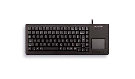 G84-5500LUMFR-2 Cherry G84-5500 Wired USB Touchpad Touchpad Keyboard, AZERTY, Black