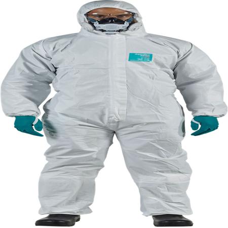 WH20T-00156-07 Ansell White Coverall, EN 1073-2, EN 1149-5, EN 14126, XXXL