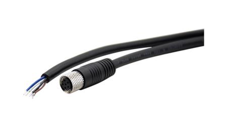 RND 205-01148 RND Female 6 way Straight M8 to Free End Cable Connector Cable, 2 m
