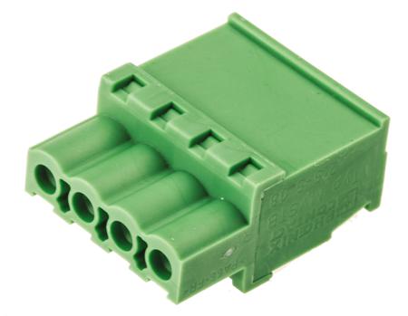 1792265 Phoenix Contact, 5.08mm Pitch, CLASSIC COMBICON MVSTBR, 4 Way, Vertical, Pluggable Terminal Block, Plug, Cable Mount,