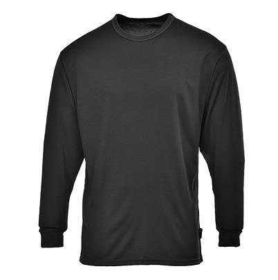 B133BKRL Portwest Black 100% Polyester Base Layer, L