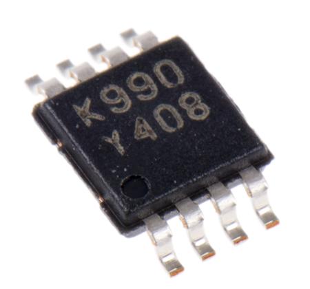 OPA2380AIDGKT  Texas Instruments, Transimpedance Amplifier 3 V, 5 V 2-Channel 90MHz 8-Pin MSOP