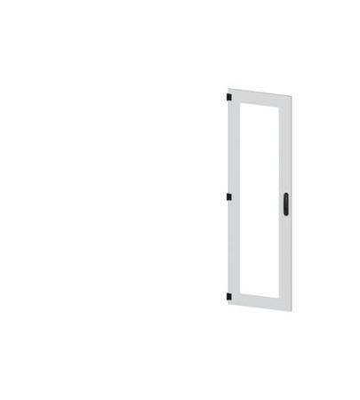 8MF1850-2UT15-0BE2 Siemens 8MF18 Series Glass, Steel RAL 7035 Glazed Door, 1800mm H, 500mm W for Use with SIVACON 8MF1