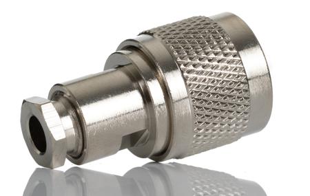 246-9428 RS PRO, Plug Cable Mount N Connector, 50Ω, Clamp Termination, Straight Body