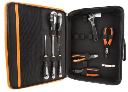 9845 Bahco 9 Piece Electrician Tool Kit with Pouch