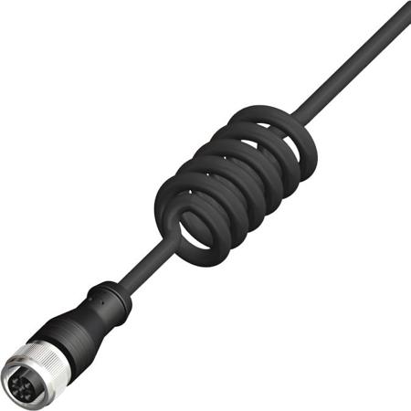 283-4879 RS PRO Straight Female 4 way M12 to Actuator/Sensor Cable, 660mm