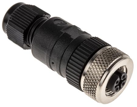 11220 RKC 5/7 Lumberg Automation Circular Connector, 5 Contacts, Cable, M12 Connector, Socket, Female, IP65, IP67, RKC Series