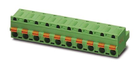 1700455 Phoenix Contact, 7.62mm Pitch, GFKC 2.5 HC/ 3-ST-7.62, 3 Way, , Pluggable Terminal Block, Plug, Cable Mount, Spring