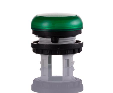 216773 M22-L-G Eaton Green Pilot Light Head, 22.5mm Cutout M22 Series
