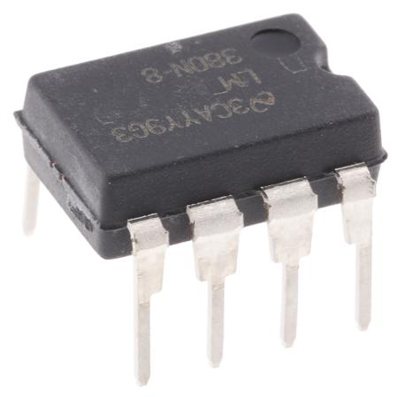 LM380N-8/NOPB Texas Instruments,2.5W, 8-Pin MDIP