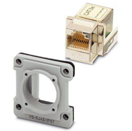 1689488 Phoenix Contact VS-08-A Series Ethernet Connector, Panel Mount