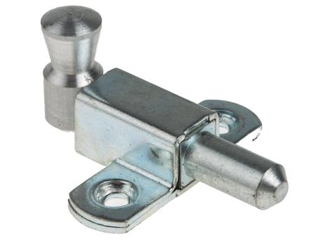 1613647 Pinet Steel Zinc Plated Door Bolt, 35 x 43.5mm