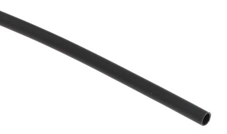 417-7227 RS Pro Black Heat Shrink Tubing 2:1, 2.4mm Dia. x 30cm