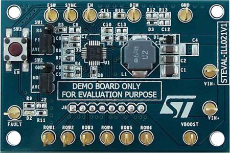 STEVAL-ILL021V1 STMicroelectronics , STEVAL LED Demonstration Board for LED7707 for LED Driver