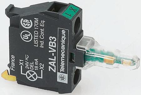 ZALVM1 Schneider Electric Harmony ZALV Light Block LED White 230 → 240 V Screw terminal